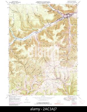 Galeton, Pennsylvania, map 1947, 1:24000, United States of America by ...