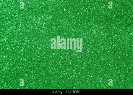 green glitter texture background Stock Photo