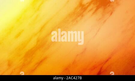 Yellow and orange unusual wallpaper with marble veins Stock Photo