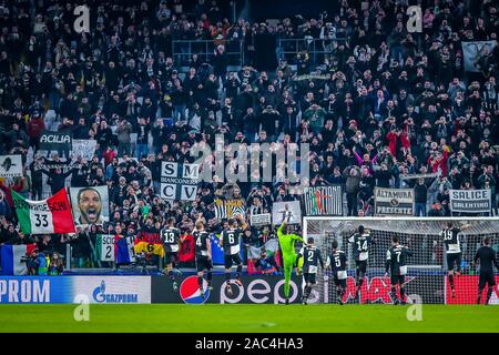 Celebration Fine Partita Juventus During Tournament Round