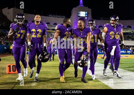 Jimmy Smith Models Ravens Color Rush Uniform