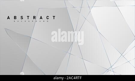 Modern abstract light silver background vector. Elegant concept design with line.Vector Illustration For Wallpaper, Banner, Background Stock Vector