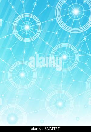 Web Graphic design pattern outline technology for network structure Abstract shape wallpaper Illustration vector colorful background Stock Vector
