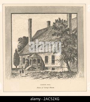 Gunston Hall, home of George Mason Volume numbers given here refer to the original volume numbers of the publication, not of Lossing's publication. Printmakers include Francesco Bartolozzi, Peter S. Duval, Fenner, Sears & Co., H.B. Hall, Peter Maverick and James Smillie. Title from title page of extra-illustrated volume. EM6092; Gunston Hall, home of George Mason. Stock Photo