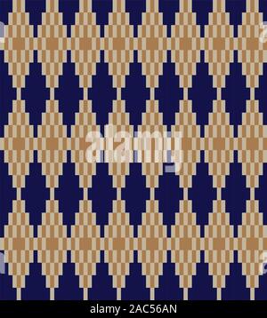 Classic Argyle Seamless Pattern - This is a classic argyle, diamond shape pattern suitable for website resources, graphics, print designs, textile Stock Vector
