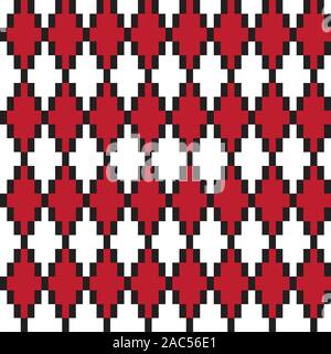 Classic Argyle Seamless Pattern - This is a classic argyle, diamond shape pattern suitable for website resources, graphics, print designs, textile Stock Vector