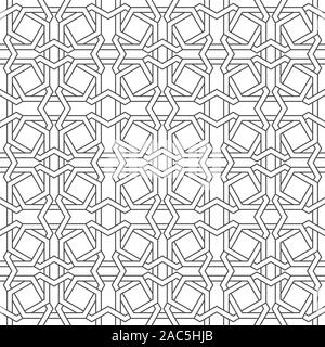 Arabic ornament. Decorative seamless pattern Stock Vector
