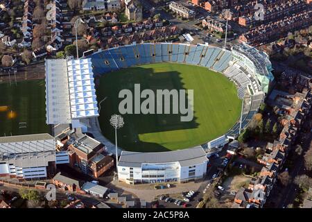 aerial view of Headingley cricket & rugby grounds, Leeds, West Yorkshire, UK Stock Photo