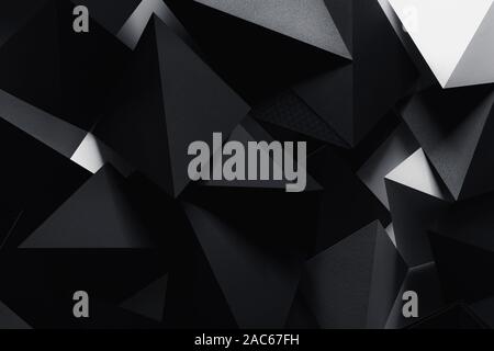 Geometrical background made of triangular elements, abstract Stock Photo