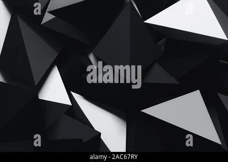 Geometrical background made of triangular elements, abstract Stock Photo