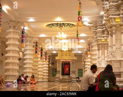 Malaysia ,Arulmigu Balathandayuthapani - Oct. 2019 :People in temple3 Stock Photo