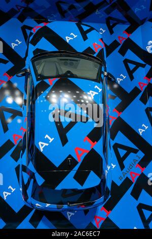 Germany, Frankfurt, September 20, 2019: Audi A1, IAA 2019 Stock Photo