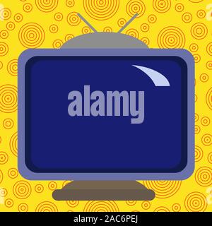 Square rectangle old multicoloured painting television picture wood design Design business concept Empty copy space modern abstract background Stock Vector