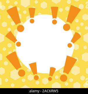 Asymmetrical uneven shaped format pattern object outline multicolour design Business Empty template for Layout for invitation greeting card promotion Stock Vector