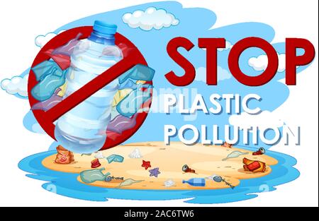 How to draw Plastic pollution | Say no to Single use plastic #short -  YouTube