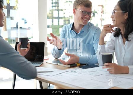 user experience UX designer designing web on smart phone layout. UI planning mobile application. developer work with business prototype Stock Photo