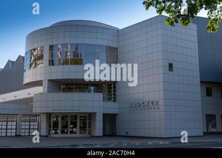 Sacramento, CA, USA -August 11, 2019. Front facade of the Corcker Art Museum , one of the few art museums in the area Stock Photo