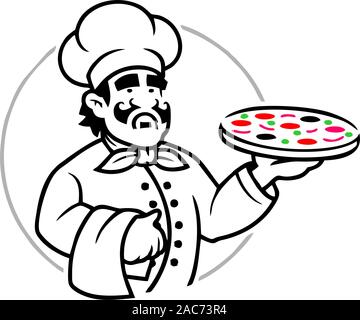 chef vector design coloured in hd Stock Photo