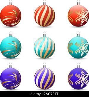 Vector drawing. Festives Christmas decorations. Christmas concept Stock Vector