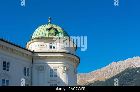 Imperial Palace Hofburg, Innsbruck, Tyrol, Austria Stock Photo