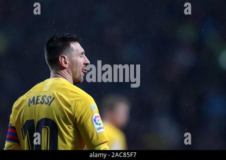 Madrid, Spain. 01st Dec, 2019. Madrid, Spain; 01/12/2019.- Soccer of La Liga match 14, Atletico de Madrid against Barclona held at the Wanda Metropolitano stadium, in Madrid. Leo Messi Barcelona player Credit: Juan Carlos Rojas/Picture Alliance | usage worldwide/dpa/Alamy Live News Stock Photo