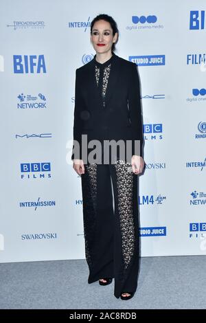 London, UK. 1st Dec 2019. Sian Clifford attends the 22nd British Independent Film Awards at Old Billingsgate on December 01, 2019 in London, England. Credit: Picture Capital/Alamy Live News Stock Photo