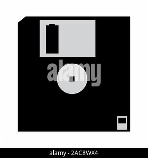 Hard floppy disk Stock Vector
