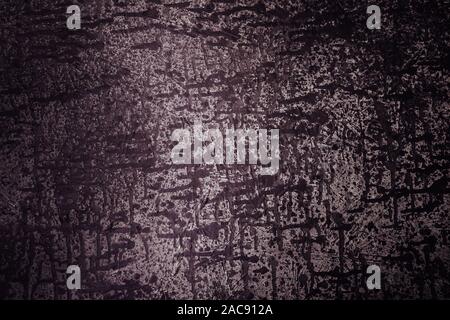Gloomy dark texture or background with black spots and drips of paint. Stock Photo