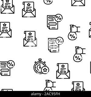 Bonus Hunting Seamless Pattern Vector Stock Vector