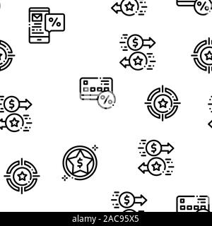 Bonus Hunting Seamless Pattern Vector Stock Vector