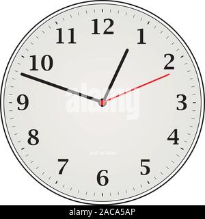 clock grey Stock Photo