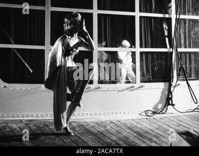 Peter Voss der Millionendieb, Deutschland 1958, Regie: Wolfgang Becker, Darsteller: Margit Saad Stock Photo
