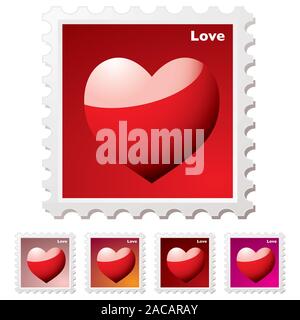 love stamp Stock Photo