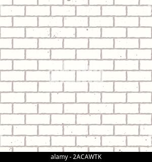 White seamless brick wall Stock Photo