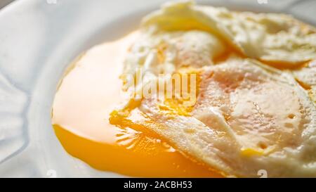 poached, over easy, breakfast, stock footage, breakfast fried, olive oil, poached egg, soft boiled eggs Stock Photo