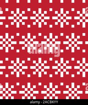 Snowflake Pattern - This is a snowflake pattern suitable for website resources, graphics, print designs, textile Stock Vector