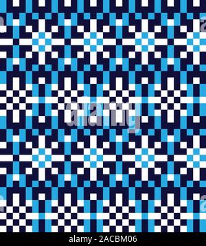Snowflake Pattern - This is a snowflake pattern suitable for website resources, graphics, print designs, textile Stock Vector