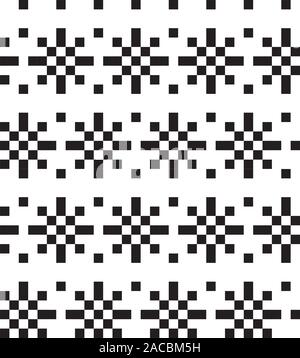 Snowflake Pattern - This is a snowflake pattern suitable for website resources, graphics, print designs, textile Stock Vector