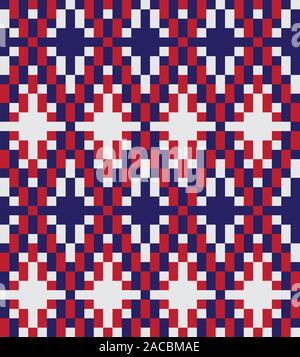 Classic Argyle Seamless Pattern - This is a classic argyle, diamond shape pattern suitable for website resources, graphics, print designs, textiles Stock Vector