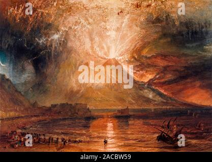 Joseph Mallord William Turner - Vesuvius In Eruption Stock Photo - Alamy