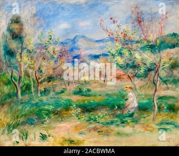 Pierre Auguste Renoir, Landscape, (Paysage), landscape painting 
