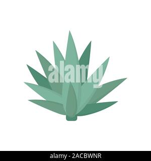 Agave icon flat style simple design. Vector eps10 Stock Vector