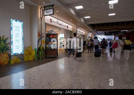 Concourse at Daniel K. Inouye International Airport Stock Photo