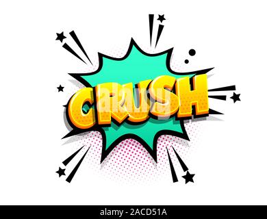 Comics text advertise phrase sale pop art Stock Vector