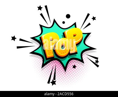 Comics text advertise phrase sale pop art Stock Vector