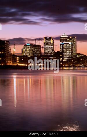 canary wharf london united kingdom Stock Photo