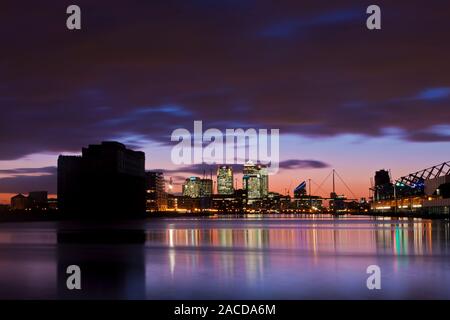 canary wharf london united kingdom Stock Photo