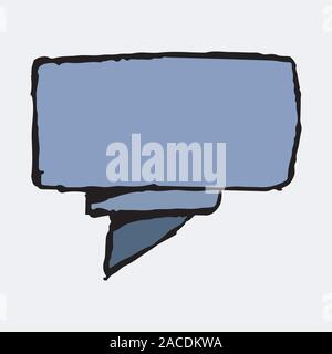 A banner on which you can write a message, a call. Stock Vector