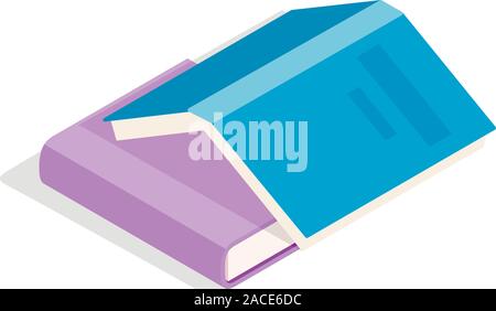 Home tutoring icon, isometric style Stock Vector