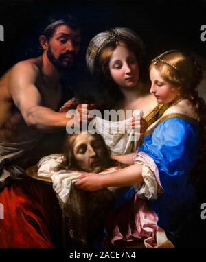 Salome with the Head of Saint John the Baptist by Onorio Marinari (1627-1715), oil on canvas, 1670s Stock Photo